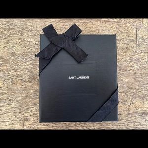 YSL Card Holder - Black
